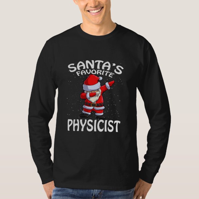 Weihnachten als Lieblingsphysiker  T-Shirt (Vorderseite)