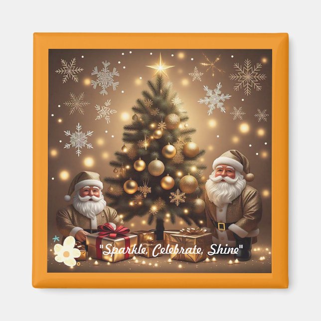 "Weihnachten als Weihnachtsfest" Magnet (Vorne)