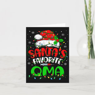 Weihnachten als Weihnachtsmann in Santa Favorite Karte
