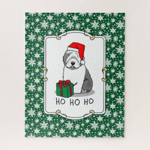 Weihnachten - Alte englische Schafhunde (Grau 1) N