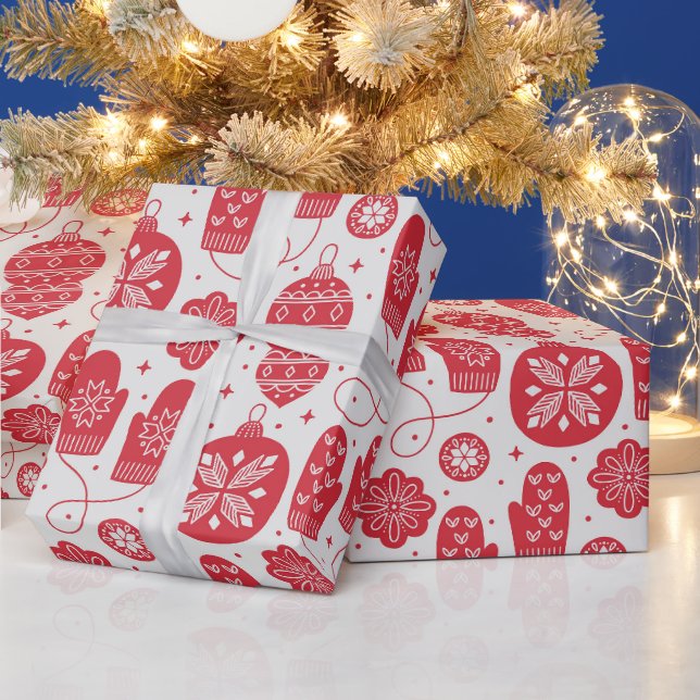 Weihnachten Altes Stil Muster Geschenkpapier (Feiertage)