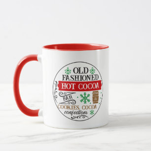 Weihnachten altmodische Kakao-Bar Tasse