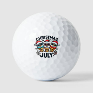 Weihnachten am 4. Juli Eiscreme USA Golfball