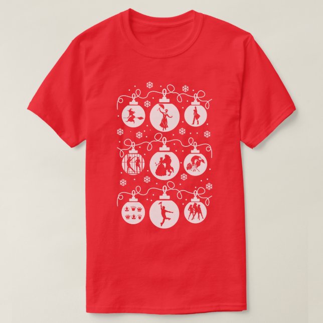 Weihnachten am Broadway T-Shirt (Design vorne)