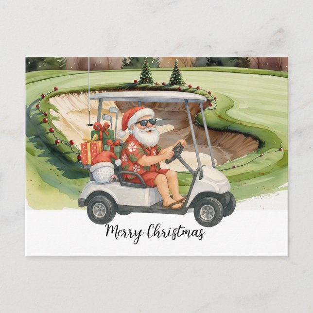 Weihnachten am Golf mit dem Weihnachtsmann (Vorderseite)