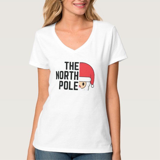 Weihnachten am Nordpol T-Shirt (Vorderseite)