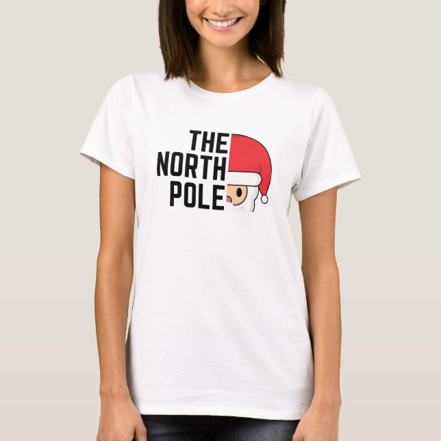 Weihnachten am Nordpol T-Shirt (Vorderseite)