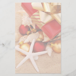 Weihnachten am Strand-Briefpapier Briefpapier
