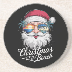 Weihnachten am Strand Hawaiianischer Sommerurlaub Getränkeuntersetzer