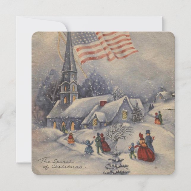 Weihnachten Amerikanische Kirche (Vorderseite)