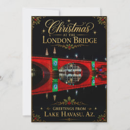 Weihnachten an der London Bridge Lake Havasu Arizo