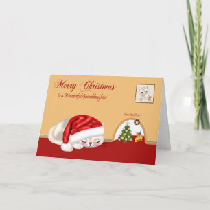Weihnachten an Großtochter Grußkarte