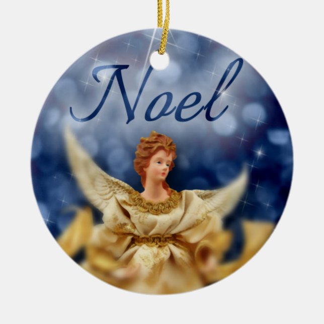 Weihnachten Angel Weihnachtsdekoration Keramik Ornament (Vorne)