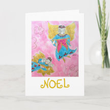 Weihnachten Angel - Weihnachtskarte