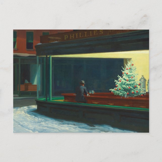 Weihnachten Ankündigungspostkarte (Vorderseite)