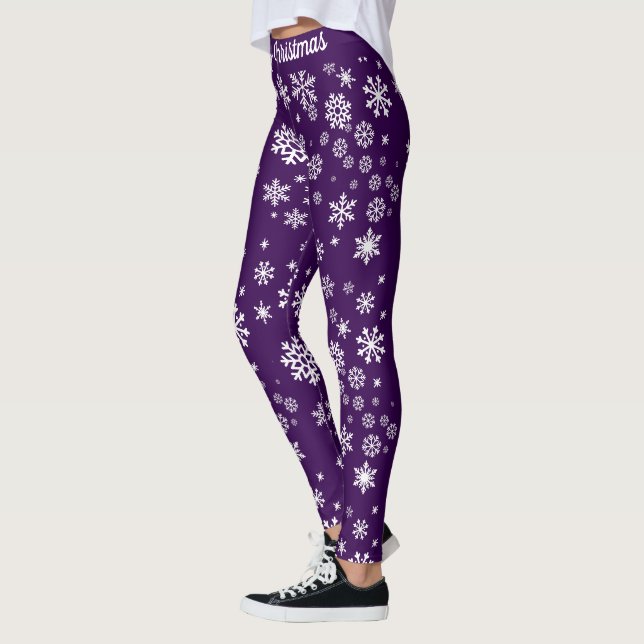 Weihnachten Anpassbar Leggings (Links)
