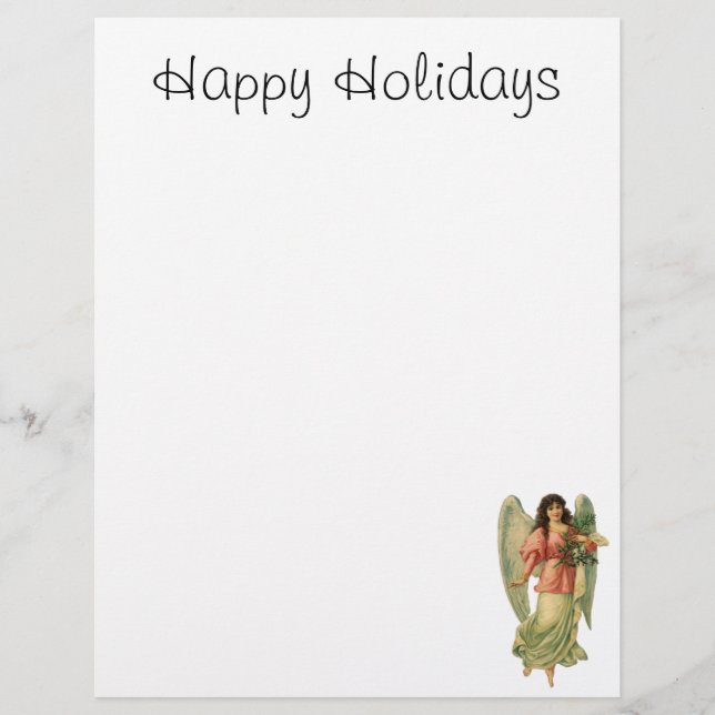 Weihnachten, antiker Viktorianischer Engel (Vorderseite)