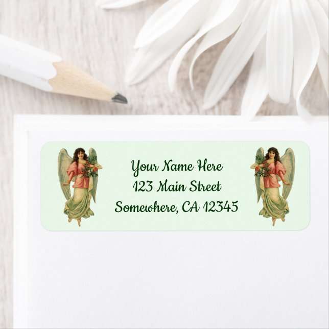 Weihnachten, antiker Viktorianischer Engel (Insitu)