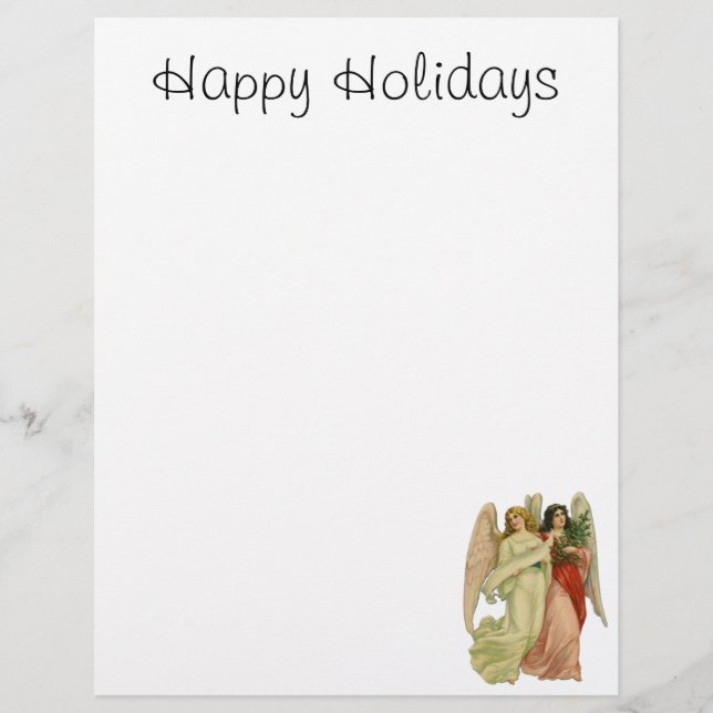 Weihnachten, antiker Viktorianischer Engel Die sch (Vorderseite)