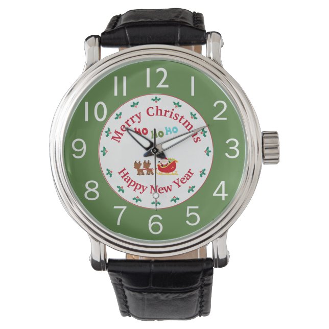 Weihnachten Armbanduhr (Vorderseite)