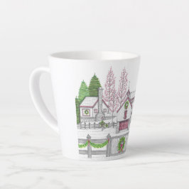 Weihnachten auf dem Bauernhof Kleine Latte-Tasse Milchtasse