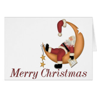 Weihnachten auf dem Mond schlafen Frohe Weihnachts