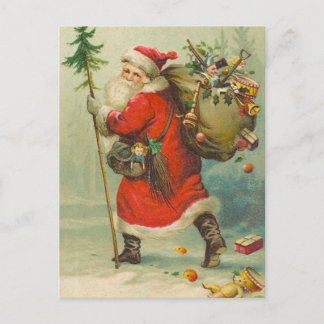 Weihnachten auf dem Weg Postkarte