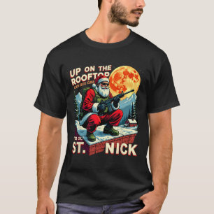 Weihnachten auf der Dachterrasse Klicken Sie auf T-Shirt