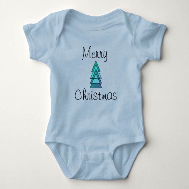 Weihnachten auf der Kinder/Babybodysuit Baby Strampler (Vorderseite)