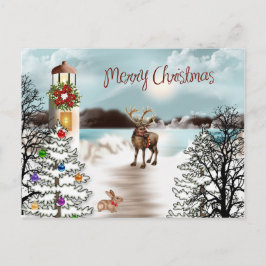 Weihnachten auf der Lake Foto Card