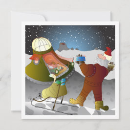 Weihnachten auf der Mondkarte