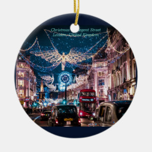 Weihnachten auf der Regent Street UK London Keramik Ornament