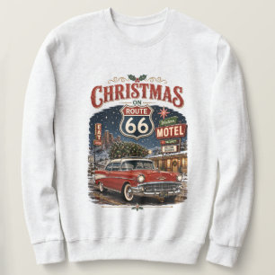 Weihnachten auf der Route 66 Oldtimer Sweatshirt