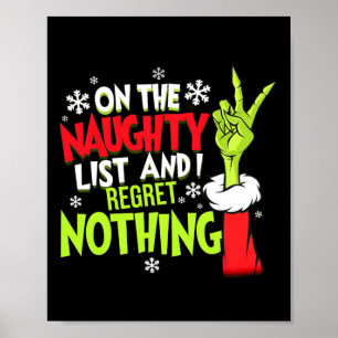 Weihnachten auf der scheußlichen Liste und ich bed Poster