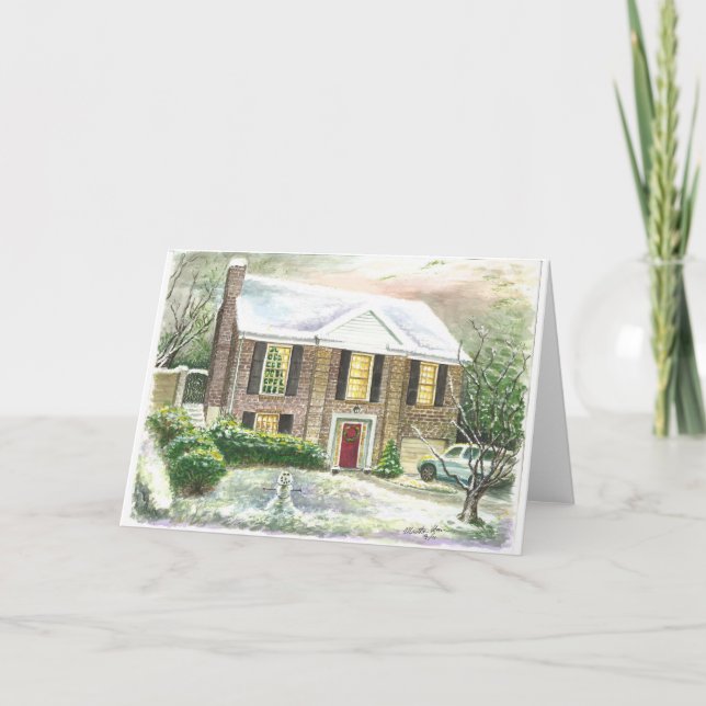 Weihnachten auf der Zuhause meiner Enkelkinder (Vorderseite)