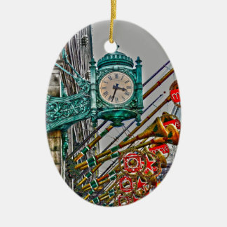 Weihnachten auf Staat Keramik Ornament