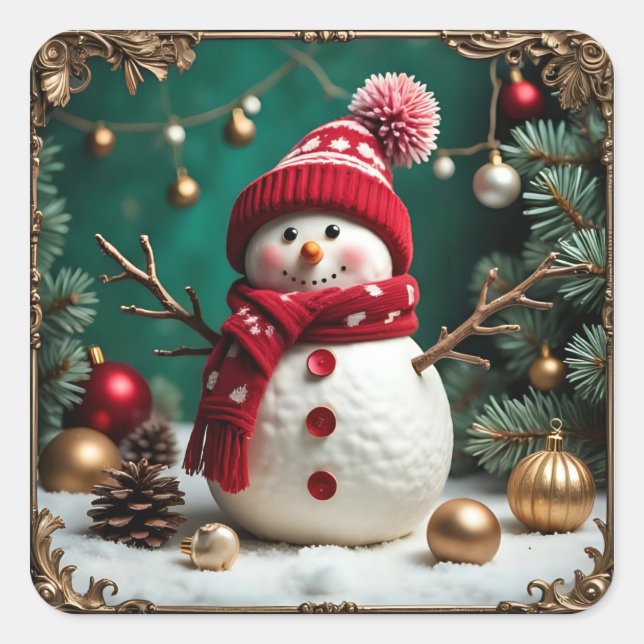 Weihnachten - Aufkleber (Vorderseite)