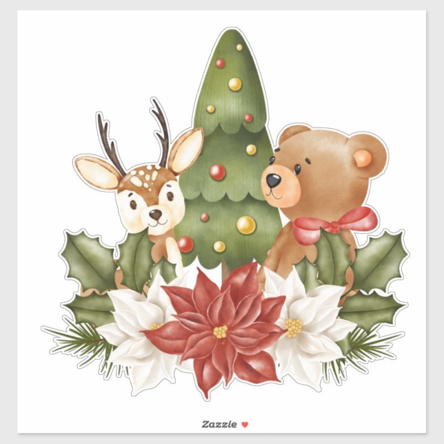 Weihnachten Aufkleber (Blatt)