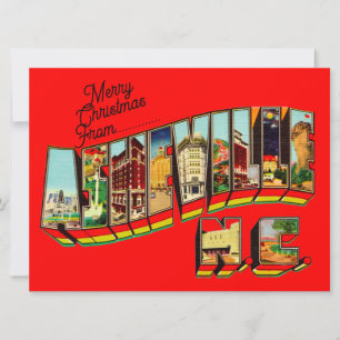 Weihnachten aus Asheville - Große Karte