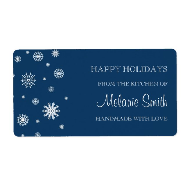 Weihnachten aus der Küche der Labels Blauer Schnee (Vorne)