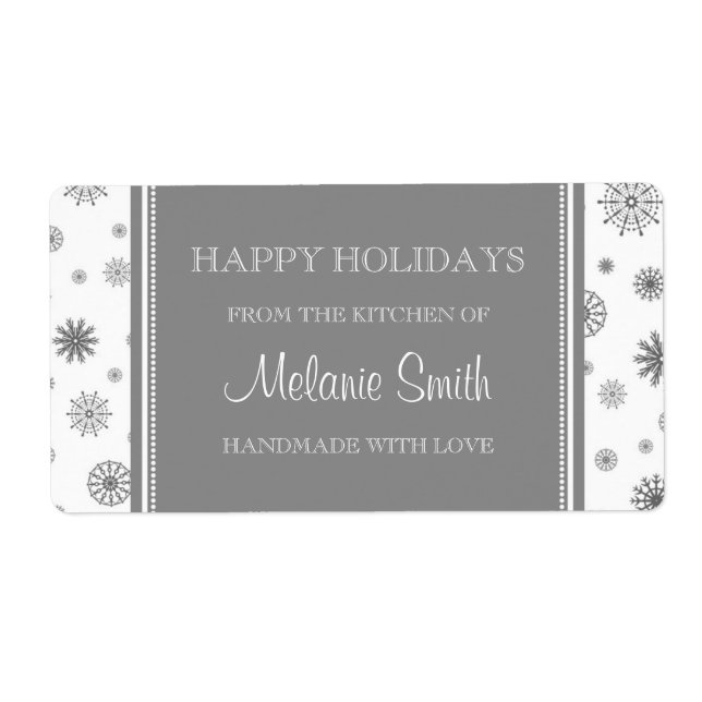 Weihnachten aus der Küche der Labels Grau Schnee (Vorne)