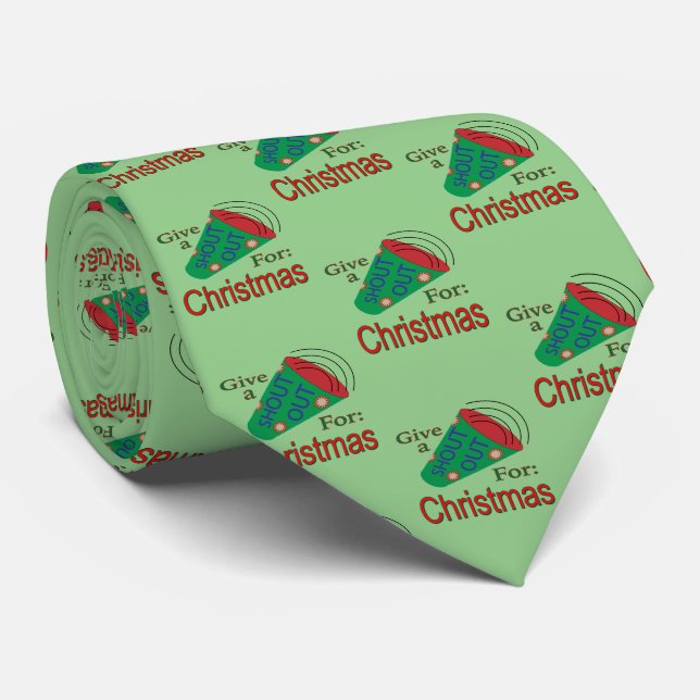 Weihnachten ausrufen krawatte (Gerollt)