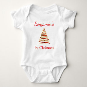 Weihnachten Baby Strampler