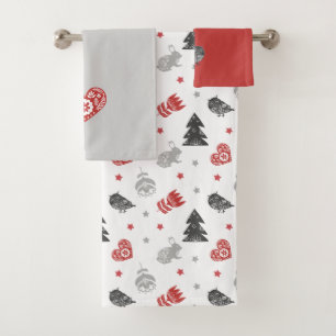 Weihnachten Badhandtuch Set