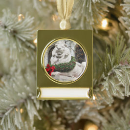 Weihnachten Banner-Ornament Gold