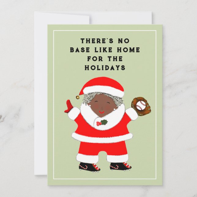 Weihnachten Baseball (Vorderseite)