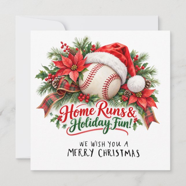 Weihnachten Baseball  (Vorderseite)