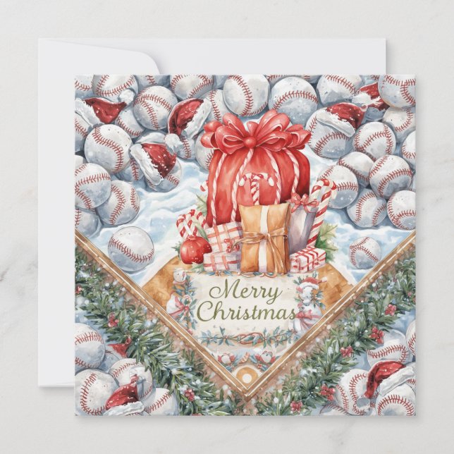 Weihnachten Baseball  (Vorderseite)