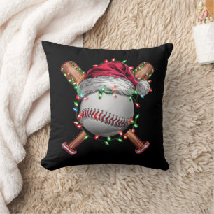 Weihnachten Baseball Santa Sport Xmas Urlaub Kissen