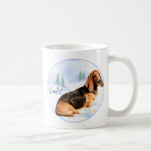Weihnachten Basset Hound Tasse